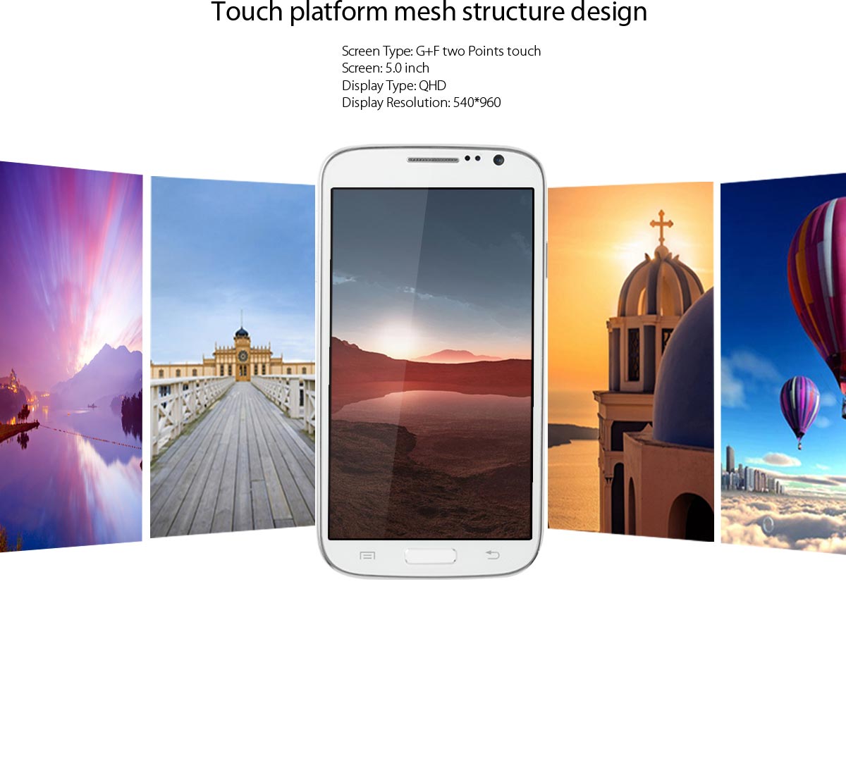touch platform mesh structure design